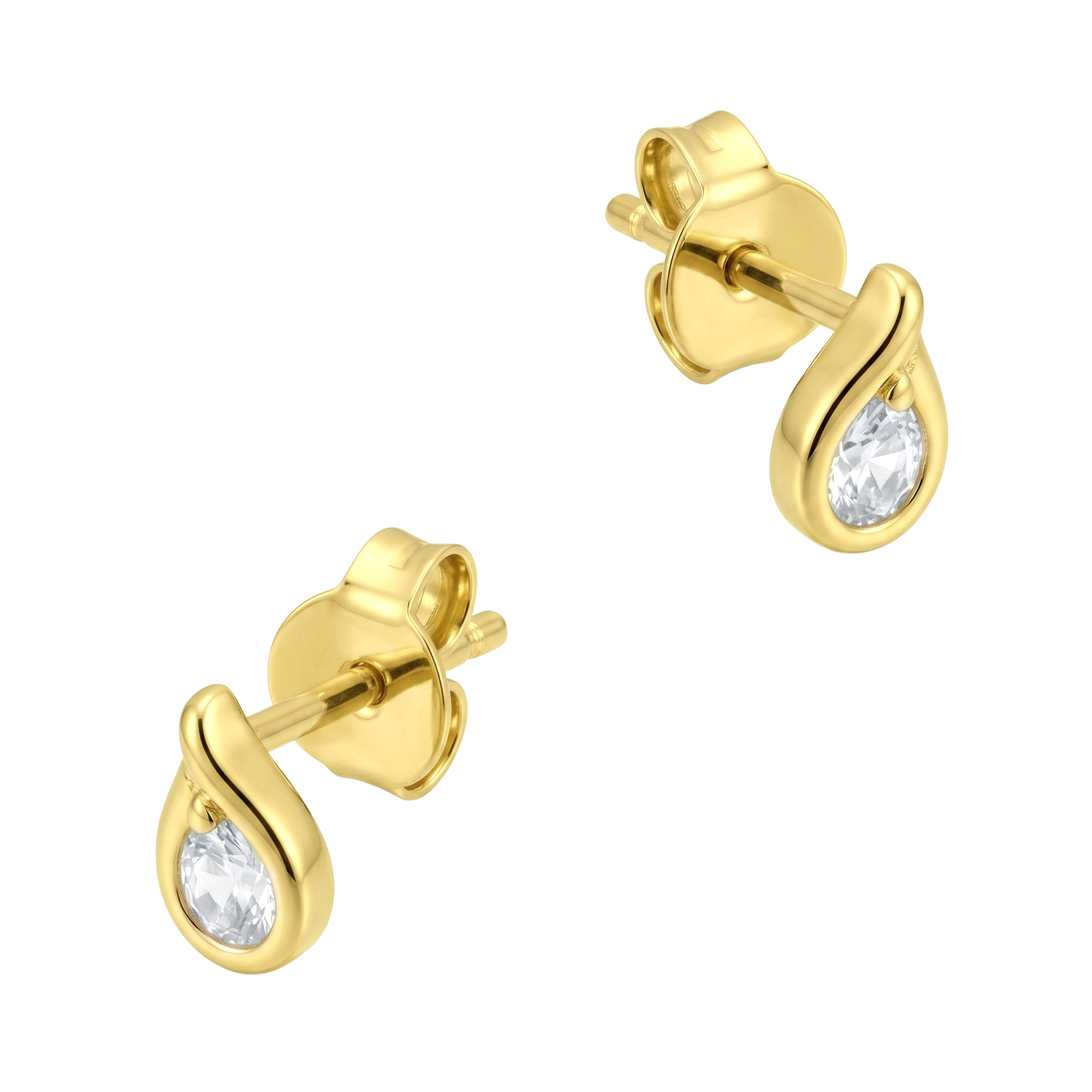 Crystal Tear Stud Earring STS-7288