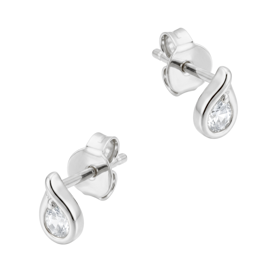 Crystal Tear Stud Earring STS-7288