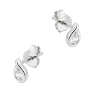 Crystal Tear Stud Earring STS-7288