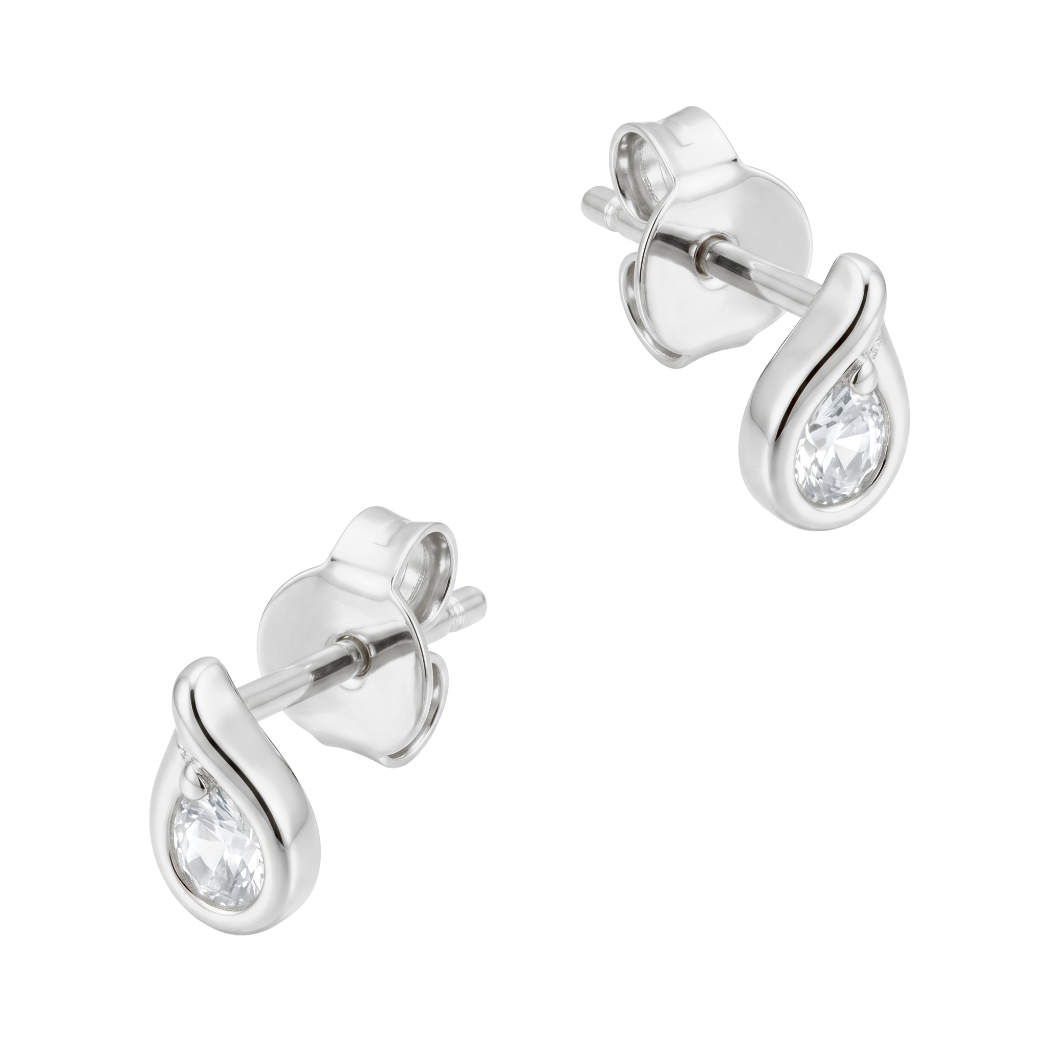 Crystal Tear Stud Earring STS-7288