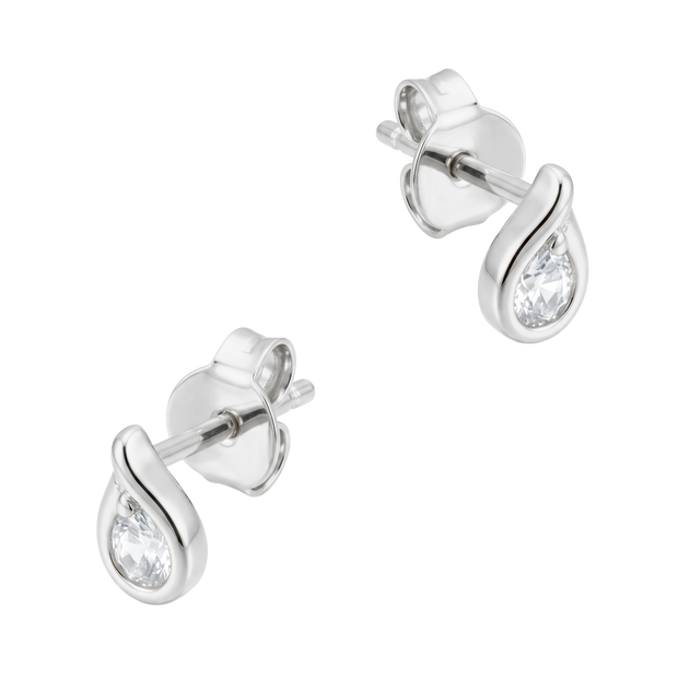 Crystal Tear Stud Earring STS-7288