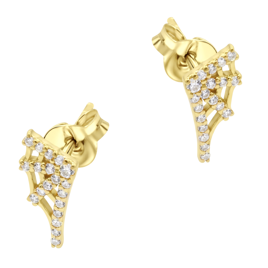 Spider Web Stud Earring STS-7290