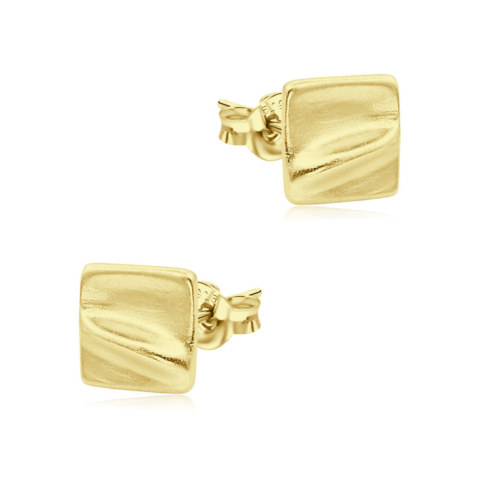 Wavy Square Stud Earring STS-7292