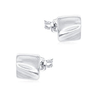 Wavy Square Stud Earring STS-7292