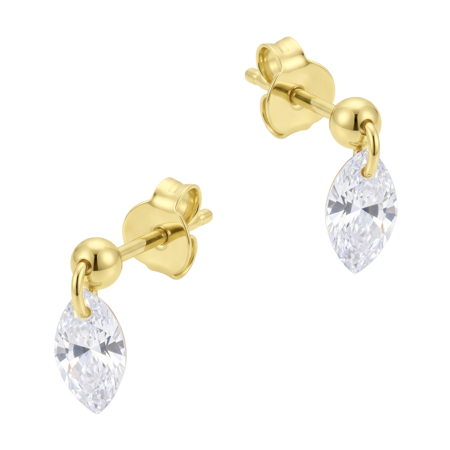 Pure Drop Sparkle Stud Earring STS-7310