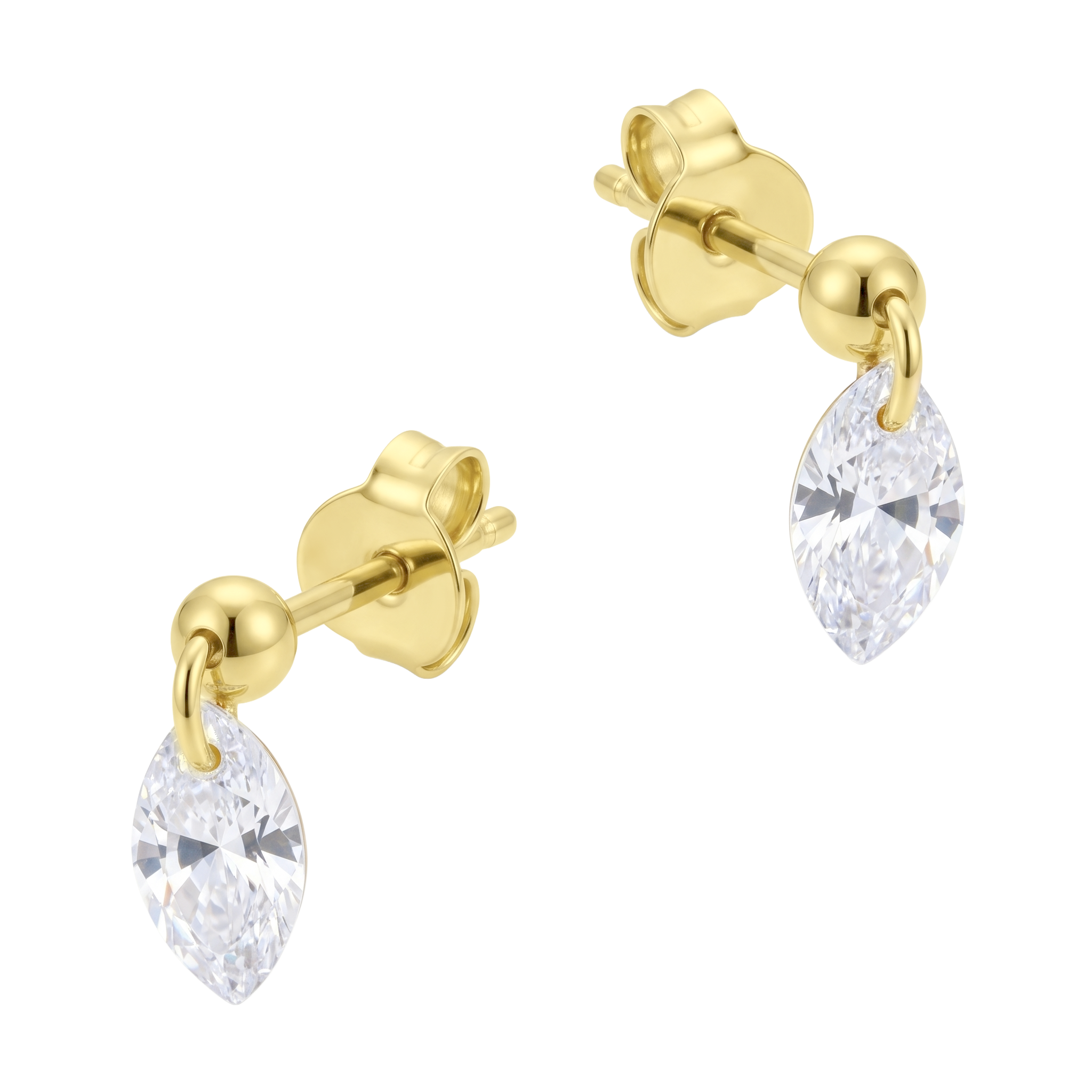 Pure Drop Sparkle Stud Earring STS-7310