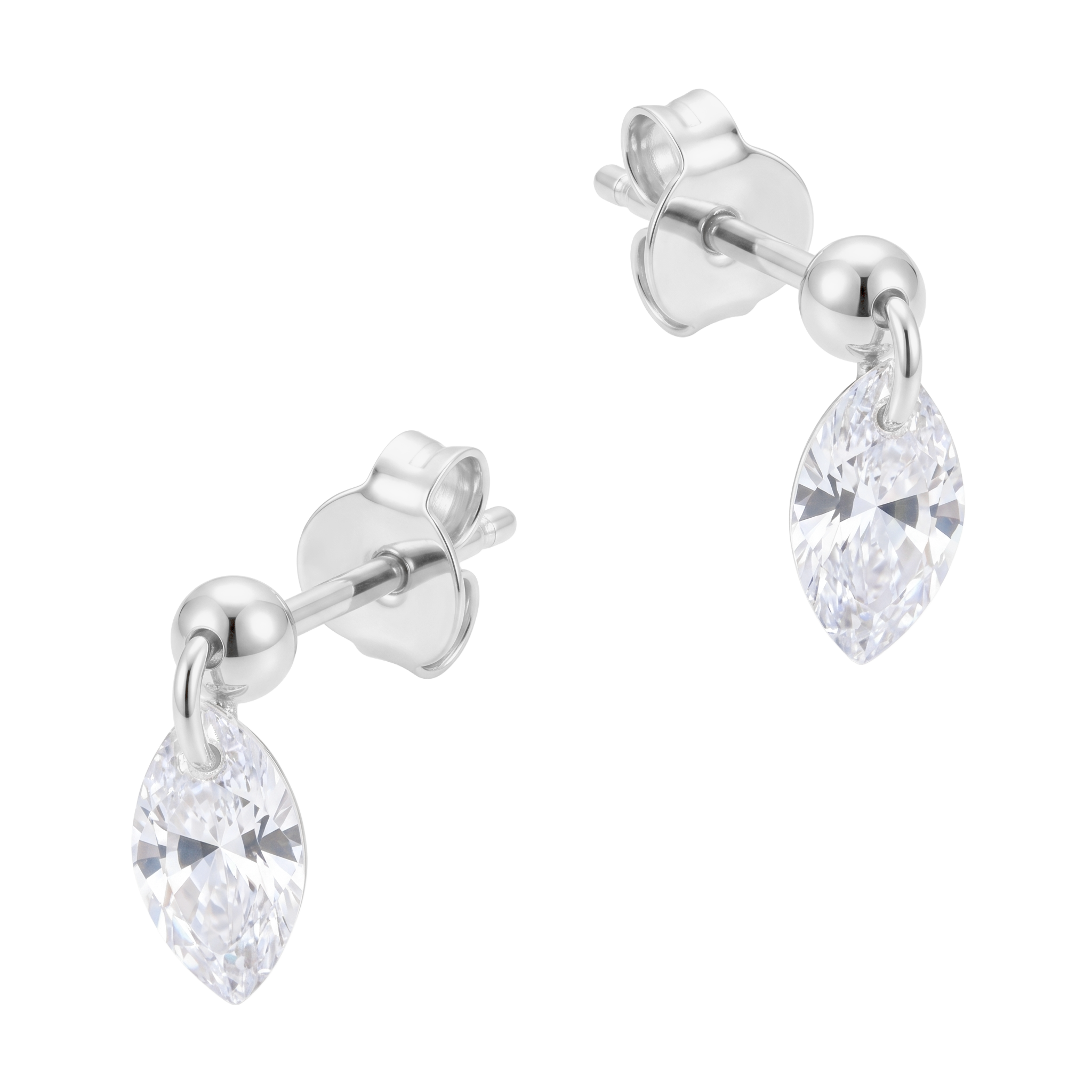Pure Drop Sparkle Stud Earring STS-7310
