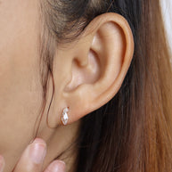 Pure Drop Sparkle Stud Earring STS-7310