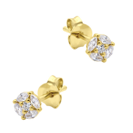Sparkling CZ Stud Earring STS-7321