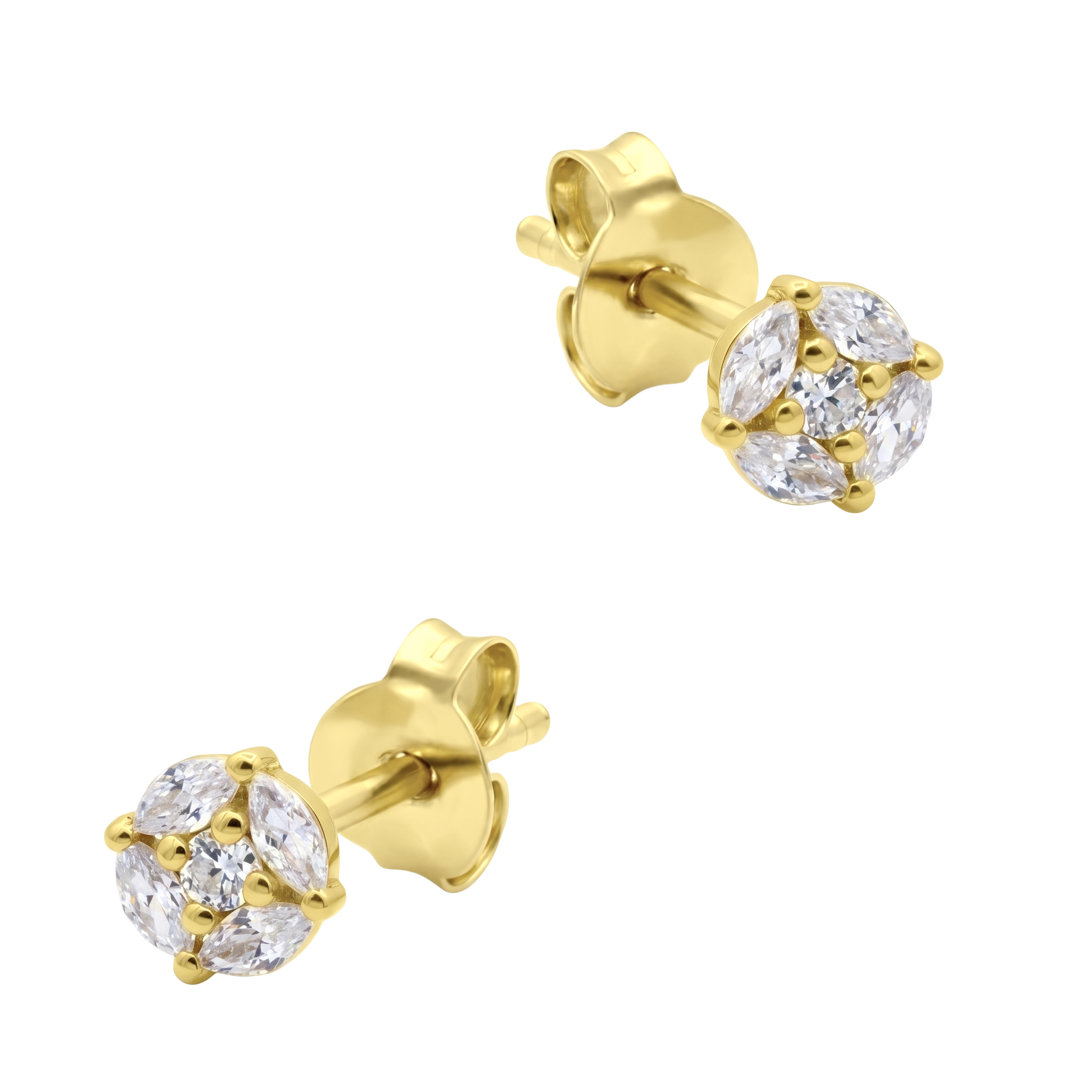 Sparkling CZ Stud Earring STS-7321