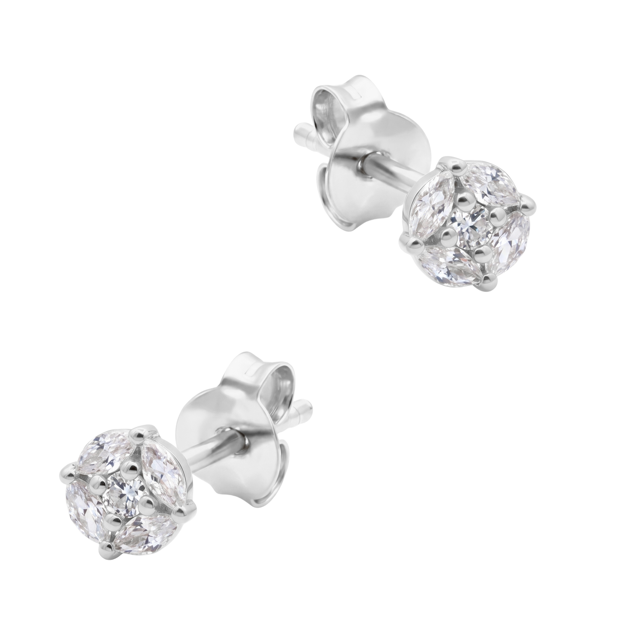 Sparkling CZ Stud Earring STS-7321