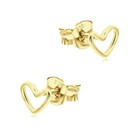 Heart Shaped Stud Earring STS-7348
