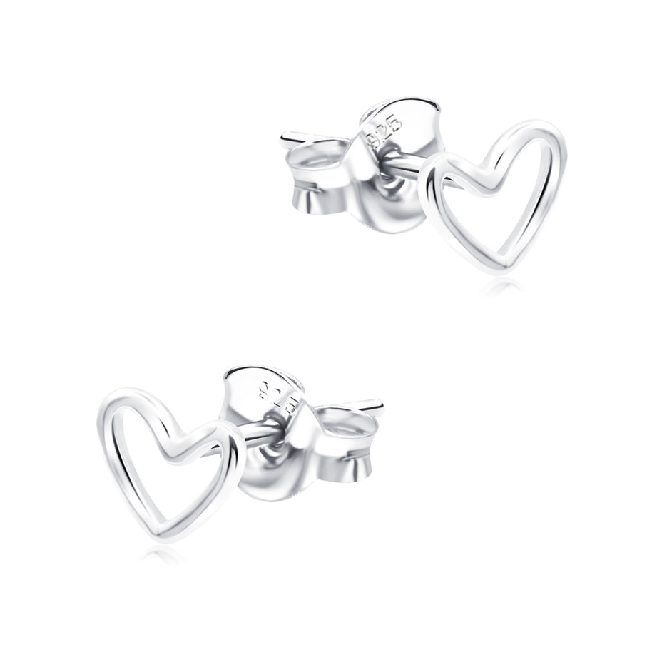 Heart Shaped Stud Earring STS-7348