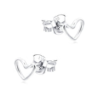 Heart Shaped Stud Earring STS-7348