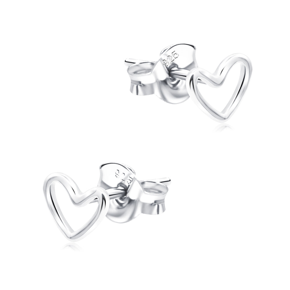 Heart Shaped Stud Earring STS-7348