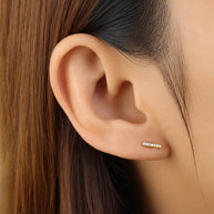 Crystal Glow Stud Earring STS-7354