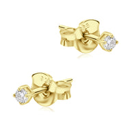 Four Prongs Lab Diamond Stud Earring STS-7355