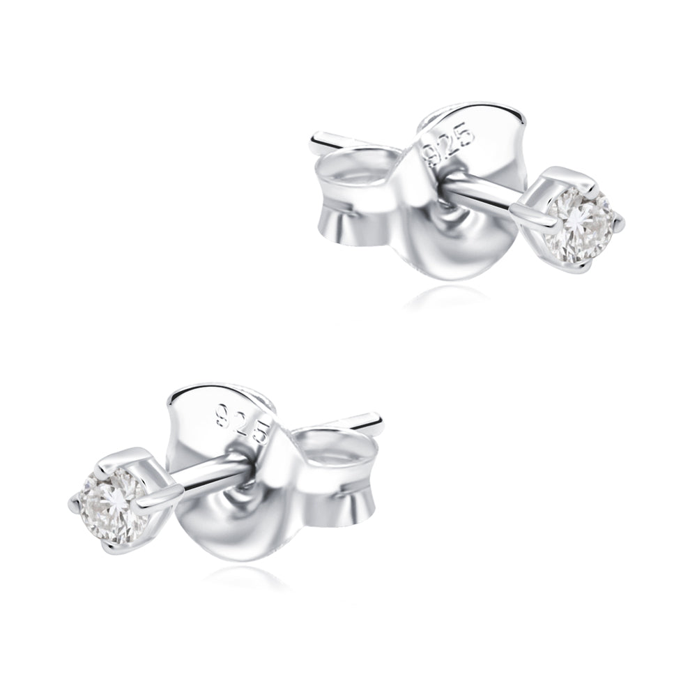 Four Prongs Lab Diamond Stud Earring STS-7355