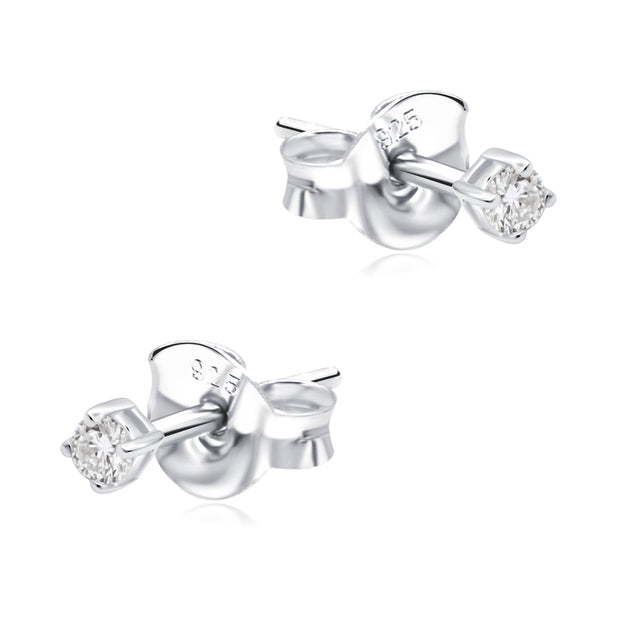 Four Prongs Lab Diamond Stud Earring STS-7355