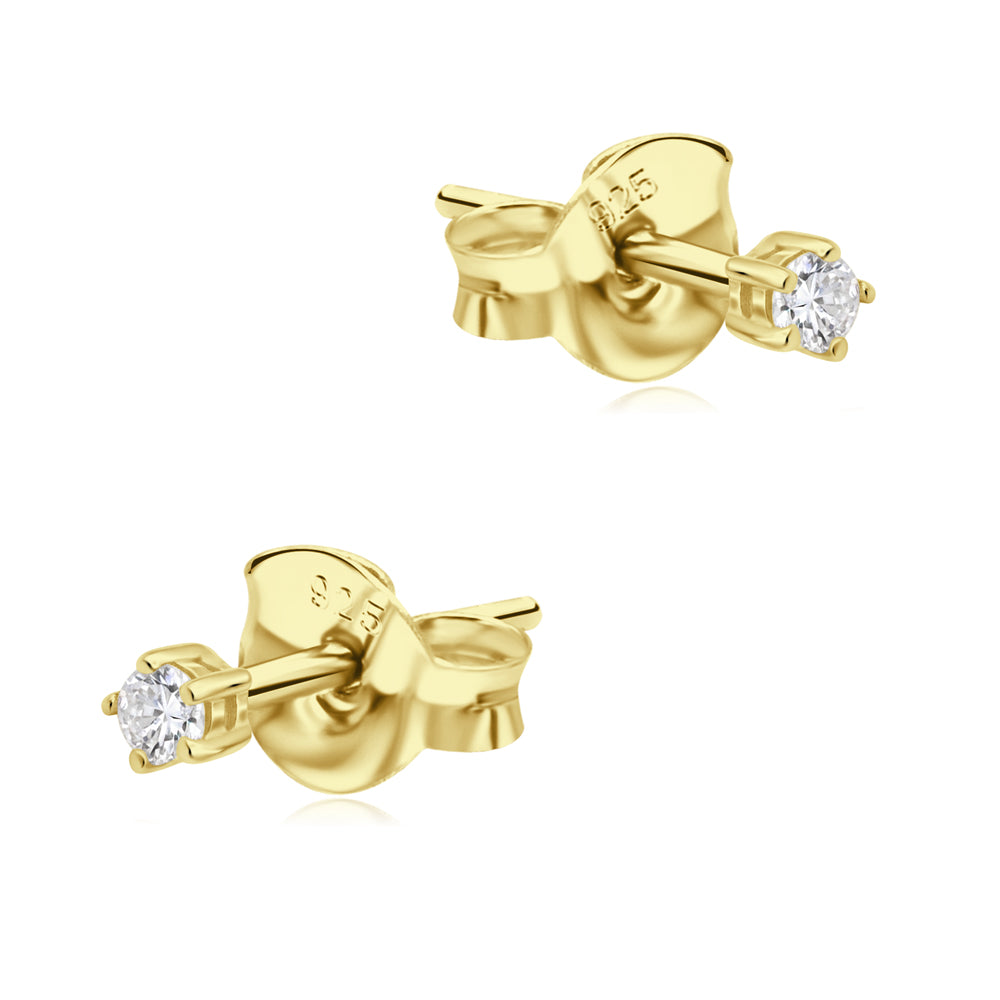Five Prongs Lab Diamond Stud Earring STS-7356