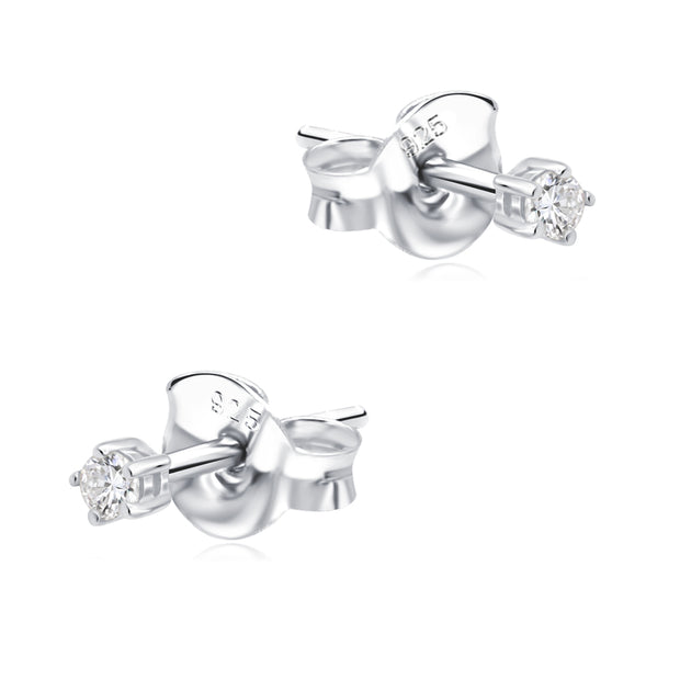 Five Prongs Lab Diamond Stud Earring STS-7356