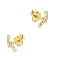 Dainty Crystal Stud Earring STS-7362
