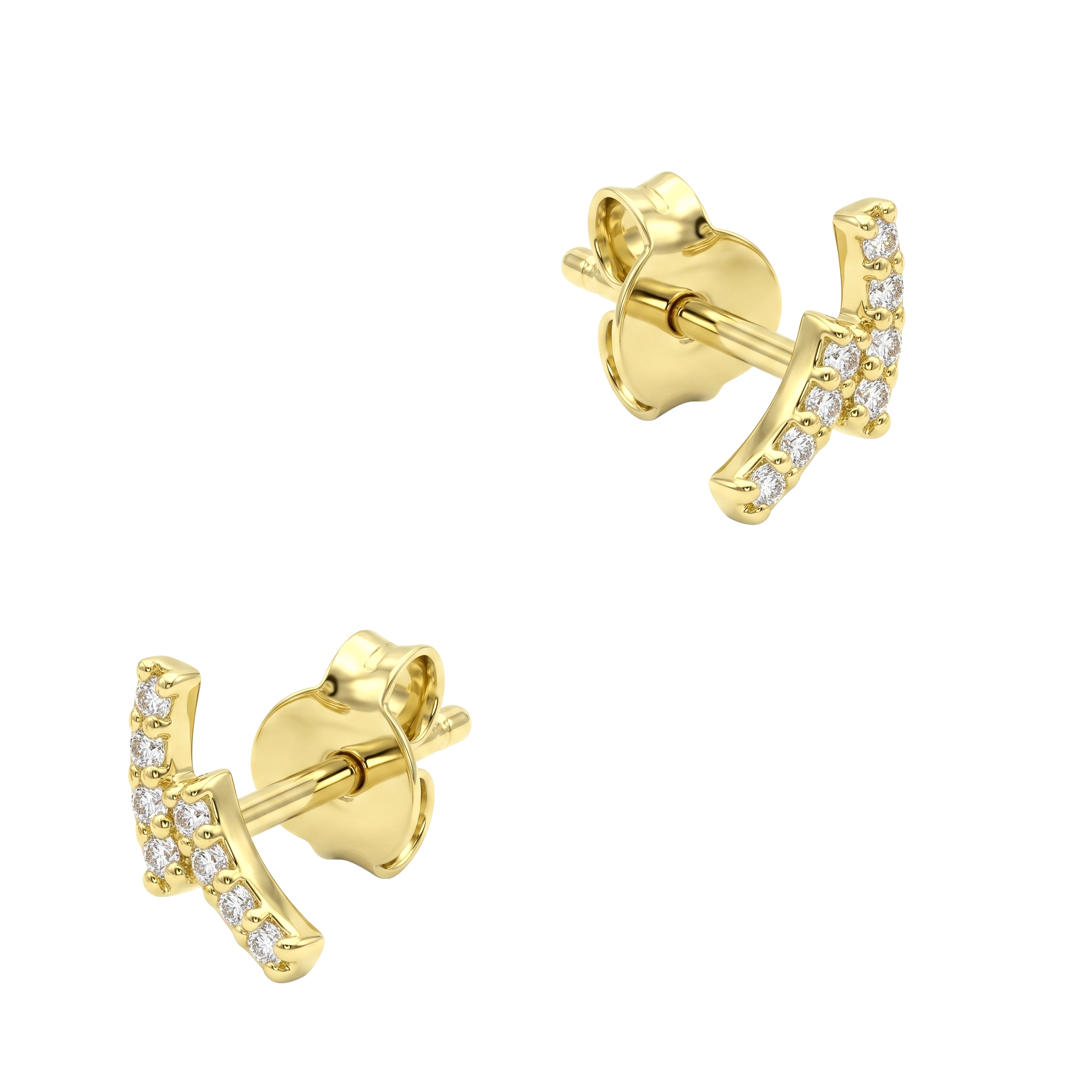Dainty Crystal Stud Earring STS-7362