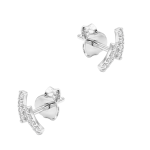 Dainty Crystal Stud Earring STS-7362