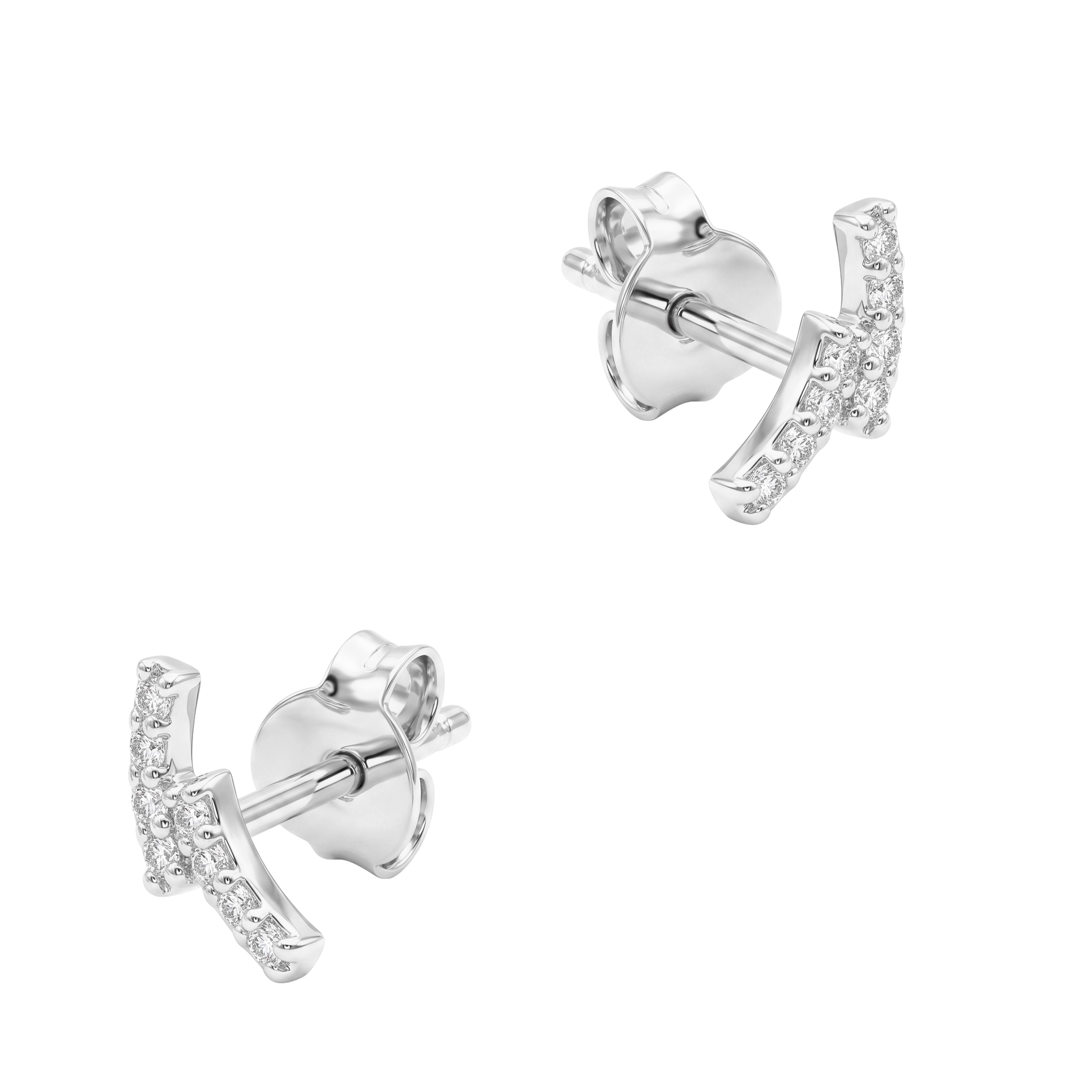 Dainty Crystal Stud Earring STS-7362