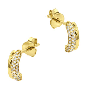 Spark Curve Stud Earring STS-7369