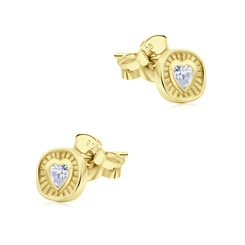 Lovebeam Heart Stud Earring STS-7380