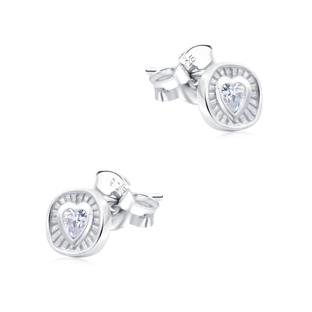 Lovebeam Heart Stud Earring STS-7380