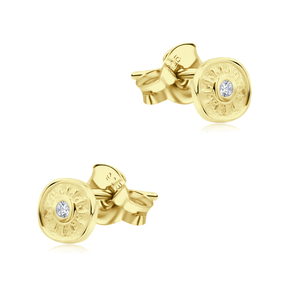 Sunburst Crystal Stud Earring STS-7381