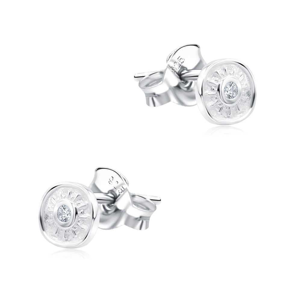 Sunburst Crystal Stud Earring STS-7381