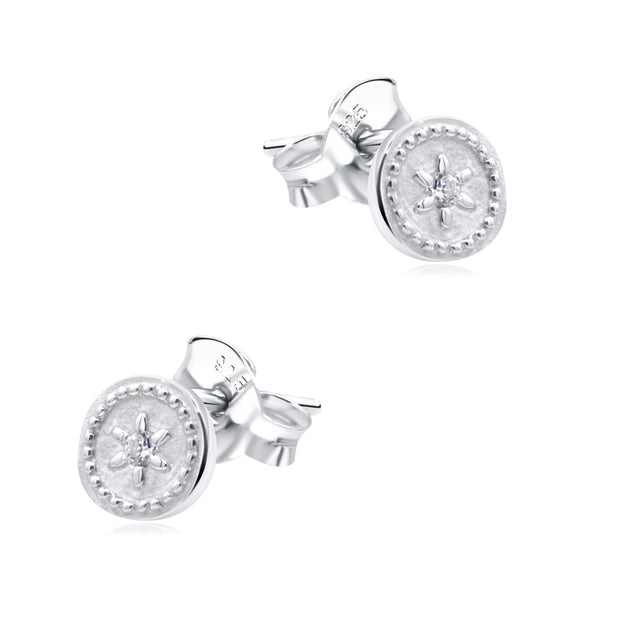 Minimal Sunray Stud Earring STS-7382