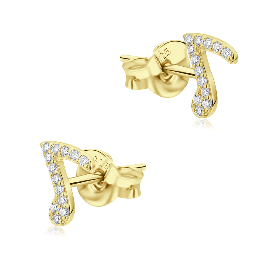 Musical Note Stud Earring STS-7402