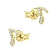 Musical Note Stud Earring STS-7402