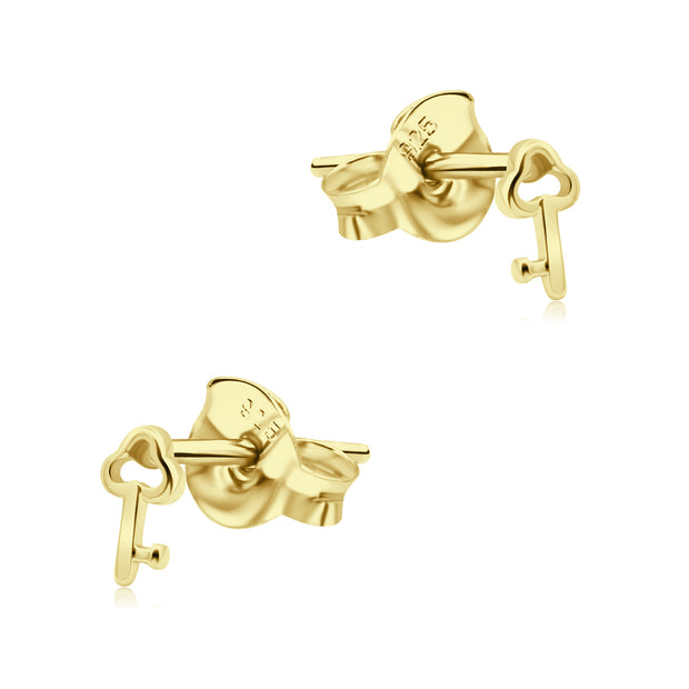 Petite Key Stud Earring STS-7407