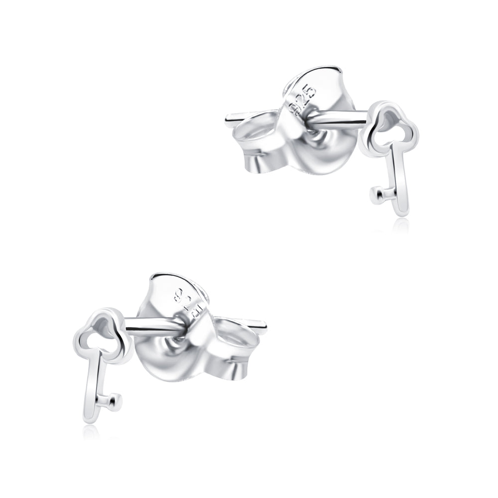 Petite Key Stud Earring STS-7407