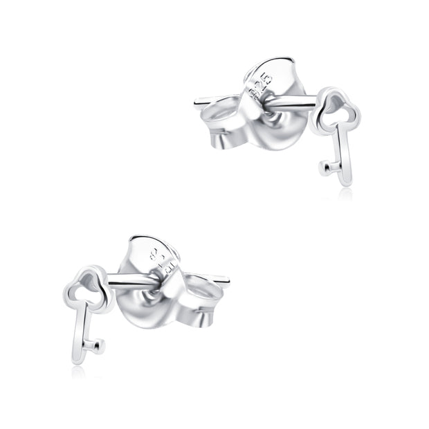 Petite Key Stud Earring STS-7407