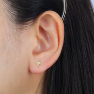 Radiant Fan Stud Earring STS-7419