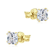 Sparkling Square Crystal Stud Earring STS-7436-5