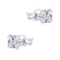 Sparkling Square Crystal Stud Earring STS-7436-5