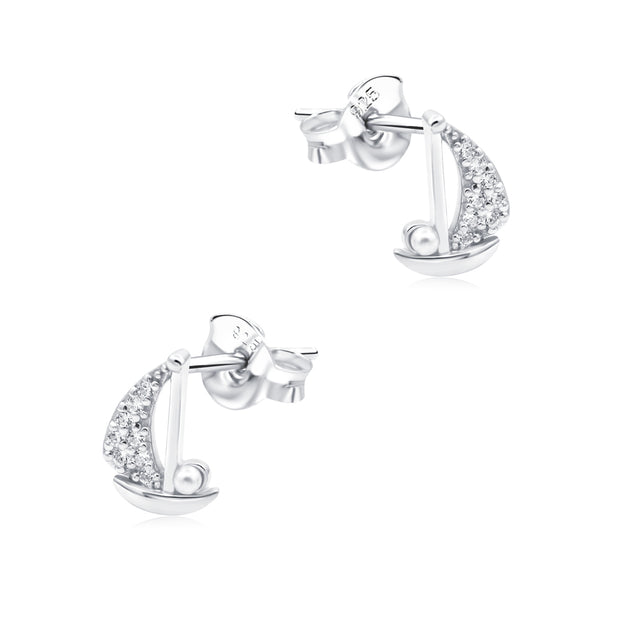 Nautical Sailboat Stud Earring STS-7438
