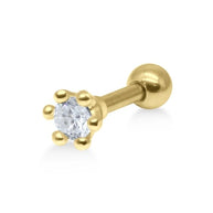 Stone Helix Ear Piercing Jewelry TIP-2397