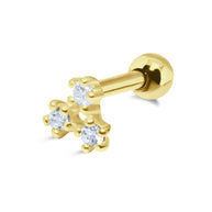 Miniature Tri-Stone Essential for Any Stack TIP-2398