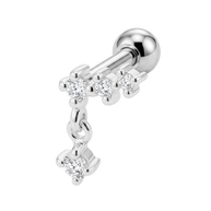 Triple Dangling Helix Ear Piercing TIP-3703
