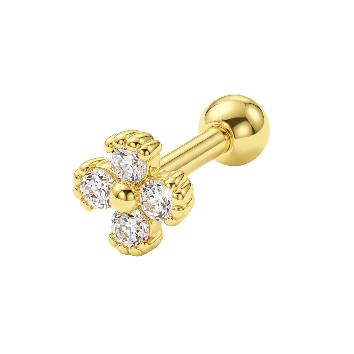 Blooming Flower Helix Ear Piercing TIP-3728