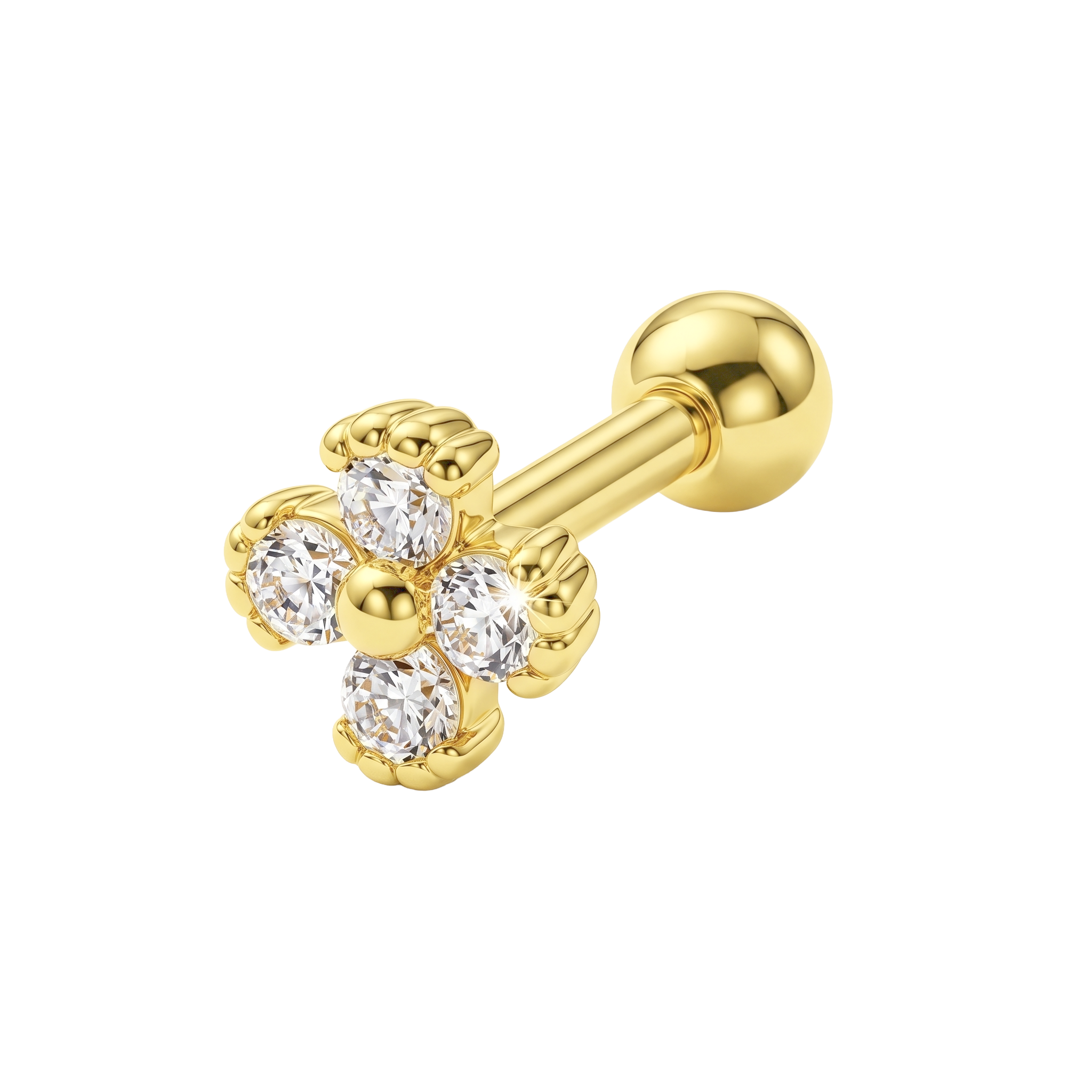 Blooming Flower Helix Ear Piercing TIP-3728