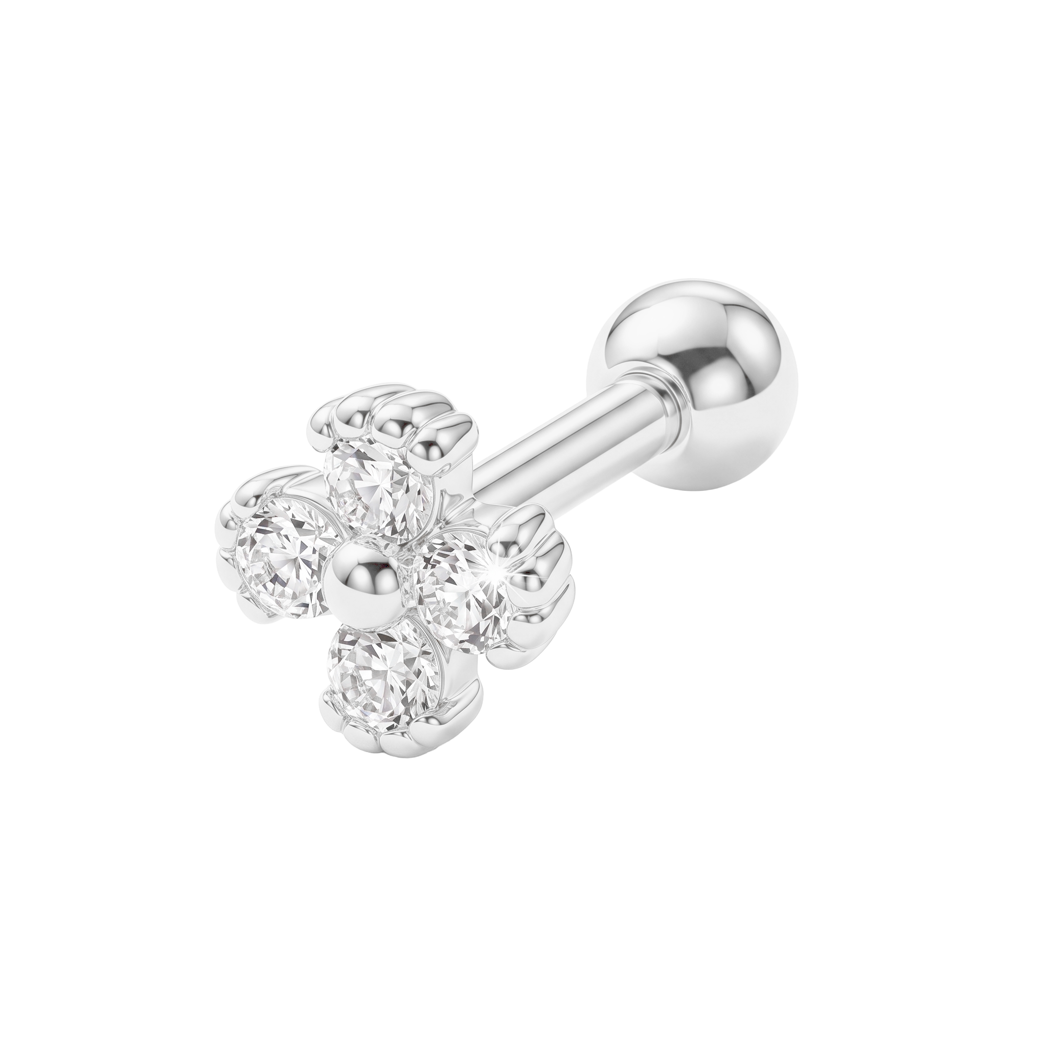 Blooming Flower Helix Ear Piercing TIP-3728